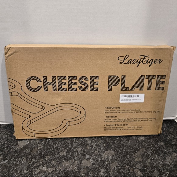 The Unbranded Brand Other - Funny Penis Charcuterie Board Wood‎ Bachelorette Party Lazy Tiger Cheese Plate